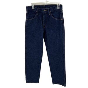 Rustler Mens Jeans Regular Fit Straight Leg Dark Wash Denim 29x30